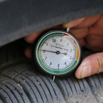 Уред за измерване на дълбочината на протектора на гумите на автомобила Уред за измерване на дълбочината на протектора на гумите на автомобилните гуми Показалец на шарката на протектора Монитор на дълбочината Измерване Брилянтен