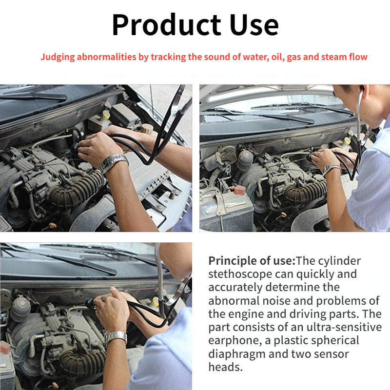 Stetoscop cu cilindru auto Stetoscop mecanic Stetoscop Diagnosticare bloc motor auto Instrument auditiv auto Diagnosticare bloc motor