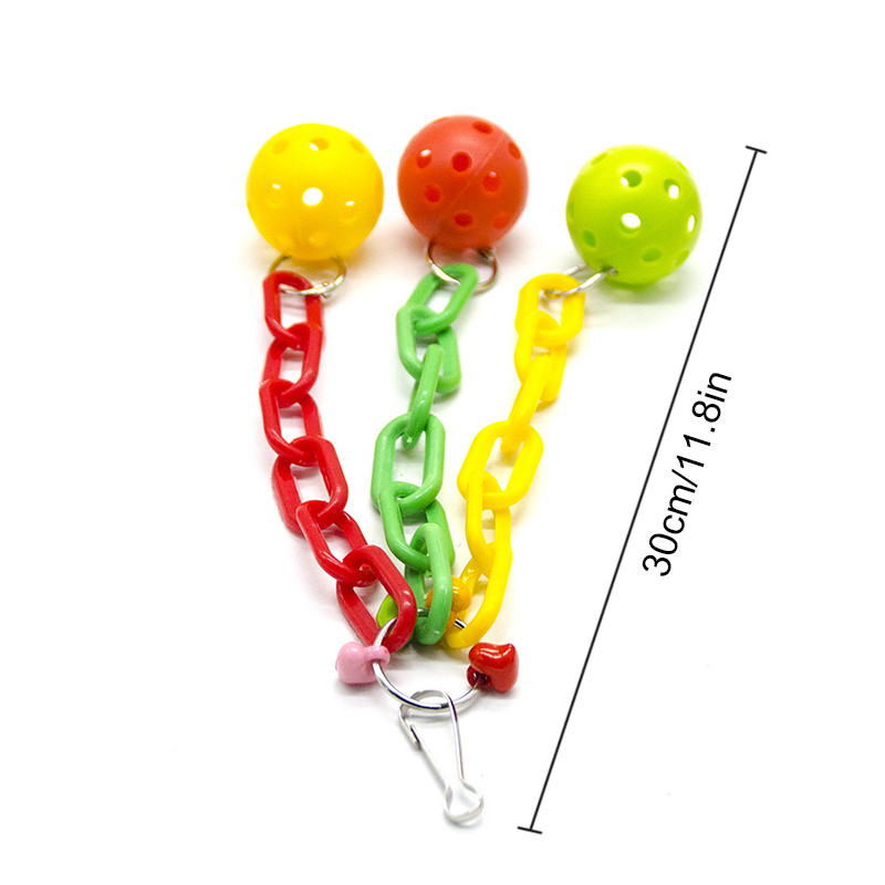 1 tk plastist papagoi linnukella mänguasi interaktiivne munakellakuuli rippuv kett Papagoi mänguasi lemmikloomatooted Kodukaunistused