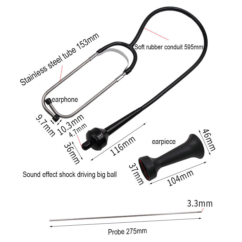 Auto mootori silindri stetoskoobi silinder ebanormaalne müra hindaja silindri vastuvõtja autode professionaalsed varuosad
