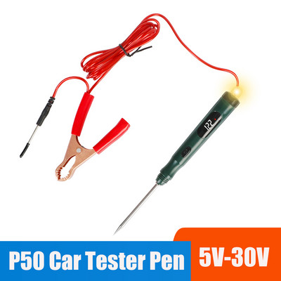 Universal Multifunctional P50 Electrical Circuit Test Pen 5-30V Car Tester Positive Negative Power Detector Line Detector