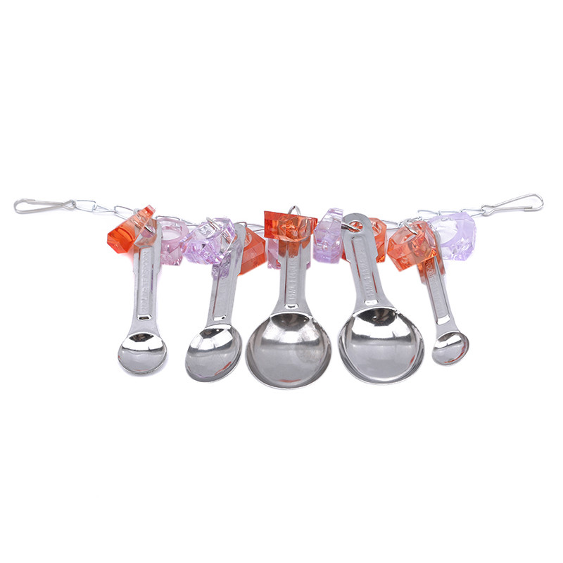 Papagoi mänguasjad Lemmiklindude hammustused ronimiseks närimismänguasjade metallist lusika komplekt Rippuv kukeseen papagoi ronida närimispuuri linnumänguasjad