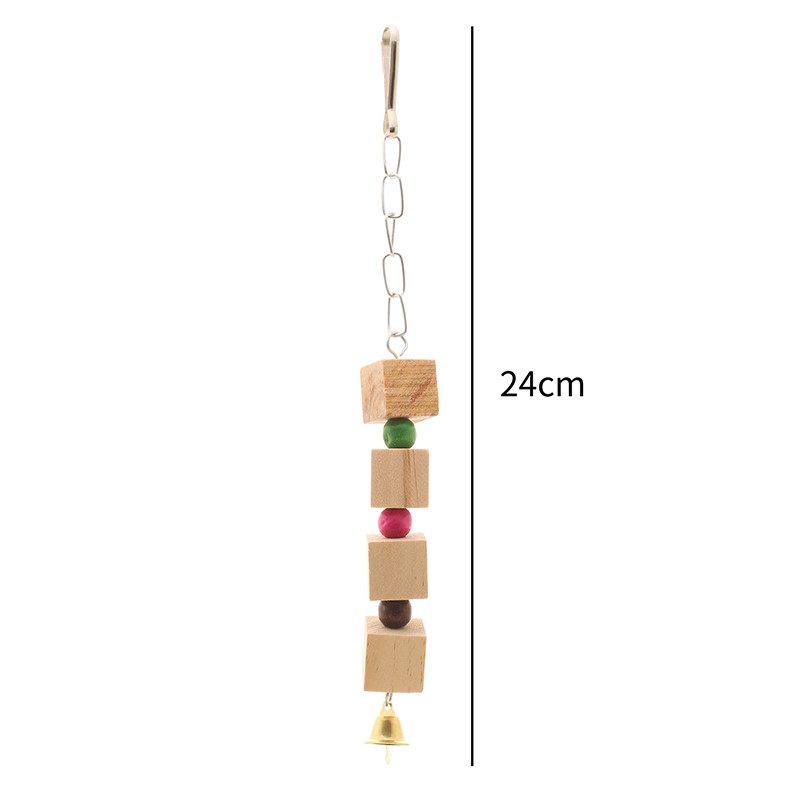 Παιχνίδια για Parrot Bird Budgie ξύλινο κλουβί Perch Swing Parakeet Παιχνίδια African Grey Αξεσουάρ parkiet vogel speelgoed