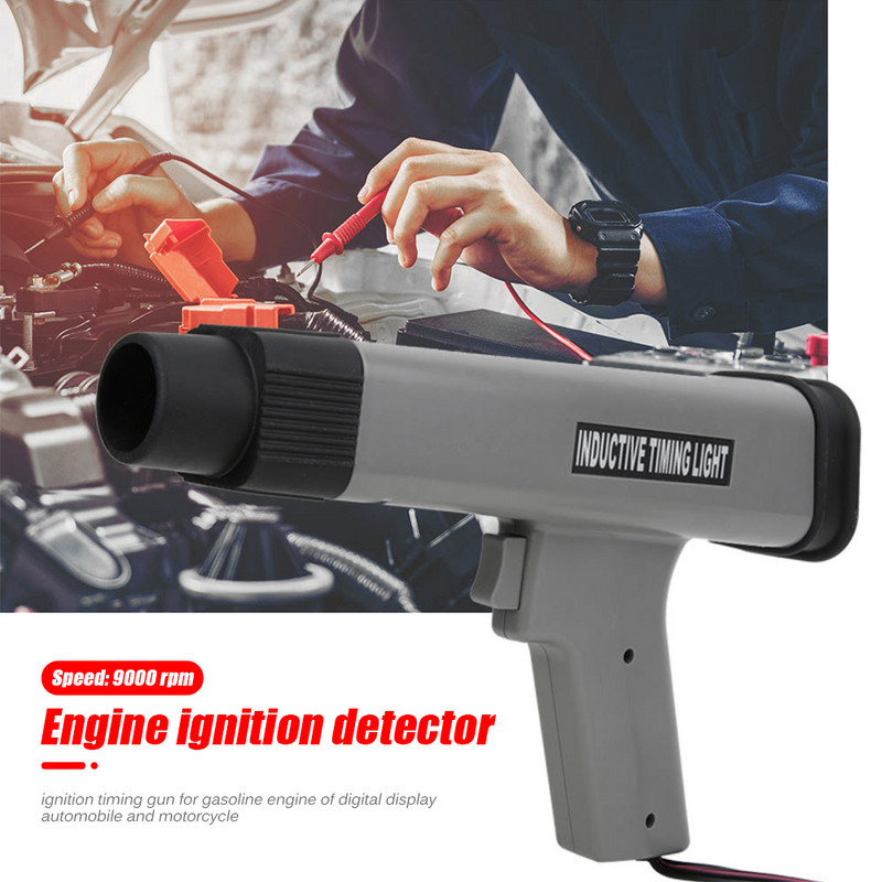 12 V professionaalne induktiivne ajastustuli Praktiline multifunktsionaalne vastupidav automootori mootori süüteajastus vilkuri lambi detektor