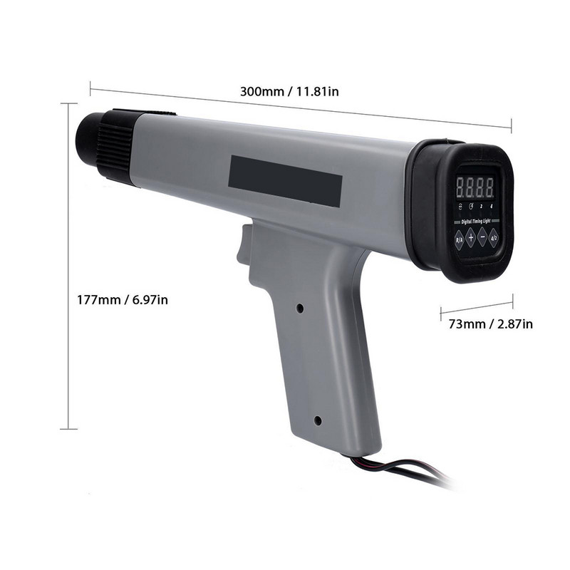 Universal Car Boat 12V Digital Display Επαγωγικό φως χρονισμού Αυτόματος ανιχνευτής ανάφλεξης κινητήρα Automotive Diagnostic