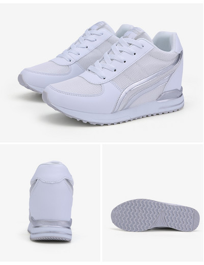 Adidași casual de damă cu o parte din plasă