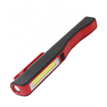COB LED Light USB акумулаторна магнитна инспекция Работно джобно фенерче за писалка