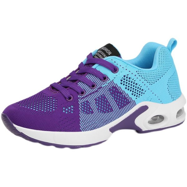 Γυναικεία sneakers με αεροθάλαμο και κορδόνια κατάλληλα για σπορ