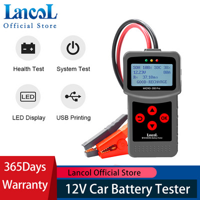 Lancol Micro200Pro 12v тестер за капацитет на батерията тестер за автомобилна батерия за гаражна работилница Авто инструменти Механични