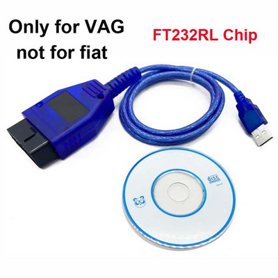 FTDI FT232RL mikroshēmu automašīnas dzinēja ECU skeneris VAG KKL 409 Fiat ECU USB testerim 4 virzienu slēdzis Lasīt notīrīt kļūdu Obd2 diagnostika