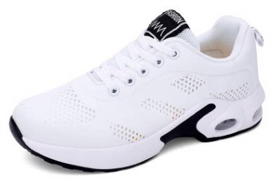 Sieviešu elpojošas šņorējamas kedas ar augstu zoli