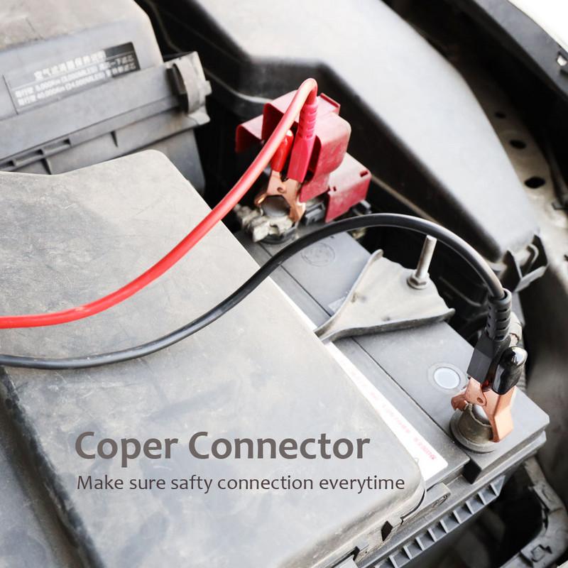 EANOP 12V Tester de baterie de mașină Instrument de diagnosticare LCD pentru analizor universal de autovehicule pornire scaner de încărcare