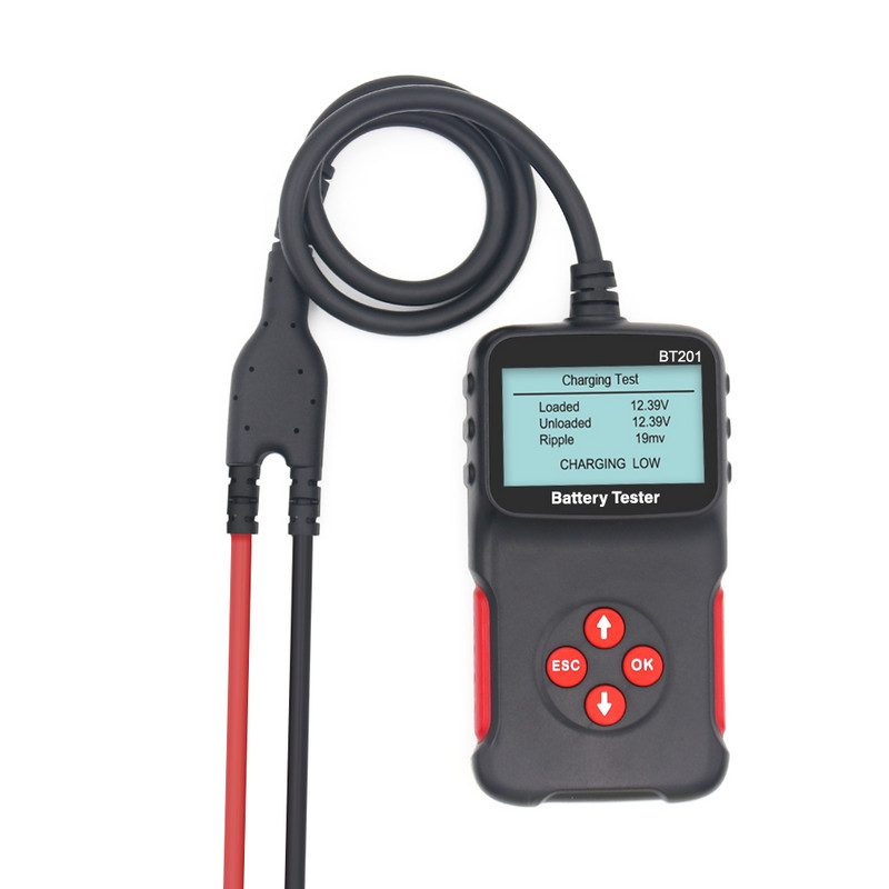 EANOP 12V Tester de baterie de mașină Instrument de diagnosticare LCD pentru analizor universal de autovehicule pornire scaner de încărcare