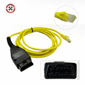 Datu kabelis BWM E-NET ICOM kodēšanas Ethernet uz OBD interfeisu automašīnas diagnostikas kabelis BMW Fs sērijas E-NET datu rīkam