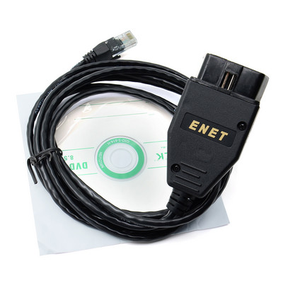 Datu kabelis BWM E-NET ICOM kodēšanas Ethernet uz OBD interfeisu automašīnas diagnostikas kabelis BMW Fs sērijas E-NET datu rīkam