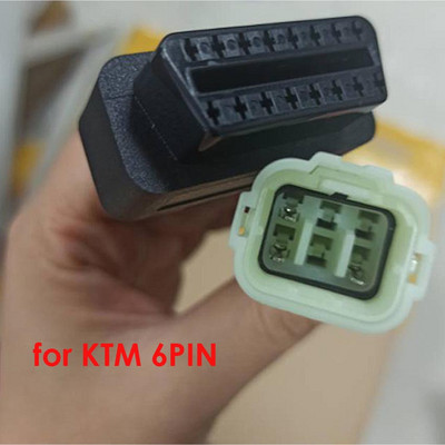 12 veidu EFI Motorcycle IV 4Pin 6PIN kabelis Kawasaki KTM Suzuki Harley 4P 6P spraudnis Yamaha Honda 3 PIN uz OBD2 16PIN adapteri