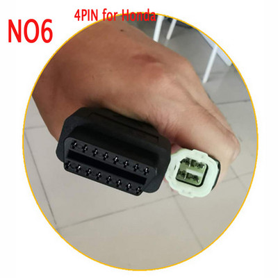 12 veidu EFI Motorcycle IV 4Pin 6PIN kabelis Kawasaki KTM Suzuki Harley 4P 6P spraudnis Yamaha Honda 3 PIN uz OBD2 16PIN adapteri