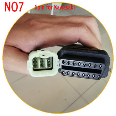 12 veidu EFI Motorcycle IV 4Pin 6PIN kabelis Kawasaki KTM Suzuki Harley 4P 6P spraudnis Yamaha Honda 3 PIN uz OBD2 16PIN adapteri