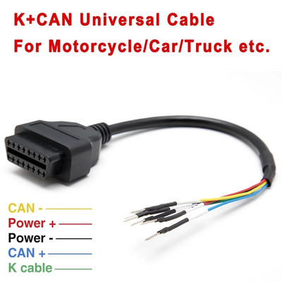 12 veidu EFI Motorcycle IV 4Pin 6PIN kabelis Kawasaki KTM Suzuki Harley 4P 6P spraudnis Yamaha Honda 3 PIN uz OBD2 16PIN adapteri
