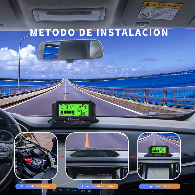 BM5-D Monitor baterie Tester profesional de stare a bateriei Analizor de baterie 12 V Starter Monitorizare baterie Instrument de testare a încărcării