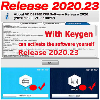 2022 Най-новият скенер 2020.23 НОВ Keygen Vd Ds150e Cdp Pro с Bluetooth за TNESF DELPHIS ORPDC Obd2 Инструменти за диагностика на автомобили и камиони