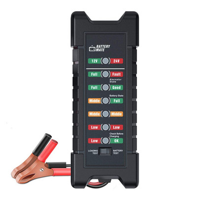BM410 auto aku tester 12 V 24 V väntamine laadimisahela test generaator Sõiduki aku analüsaator Automaatne aku diagnostika tööriistad