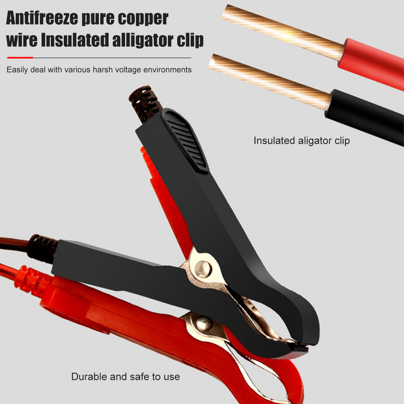 12V/6A automobilio akumuliatoriaus įkroviklis Automatinis impulsinis akumuliatoriaus remontas su LCD ekranu, skirtas 2Ah-100Ah švino rūgšties AGM gelio SLA automobiliniam motociklui