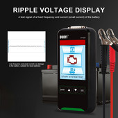 Tester de încărcare a bateriei auto DY222 12V/24V Tester multifuncțional de sănătate a bateriei Tester de sistem de baterii auto