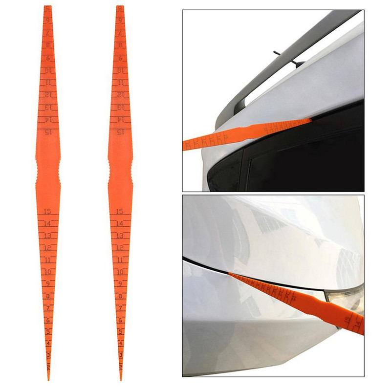 Taper Simple Tool Vehicle Portable Gauge Gauge Clearance Measurement Scale Feeler Ruler Body for Hood Car Panel Door