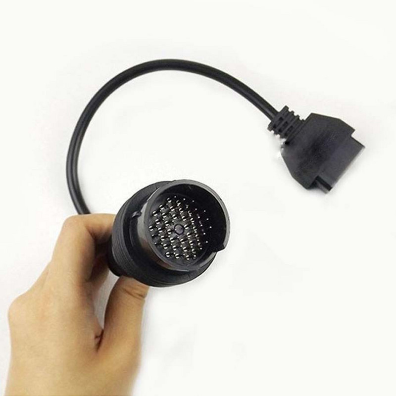 OBD2 kábel IVECO 38 tűs Obd 16 tűs csatlakozókábel IVECO 30 tűs teherautóhoz, nehéz tehergépjárművek diagnosztikai hosszabbító kábel csatlakozója