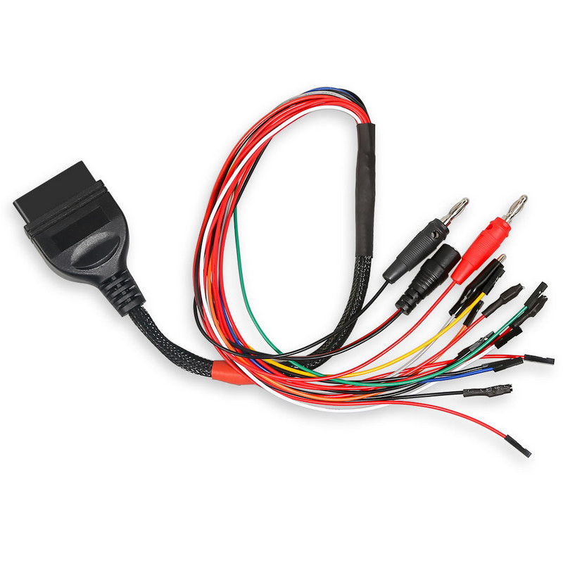 OBD2 diagnostikos adapteris MPPS V18 OBD Breakout Tricore Cable ECU stendo kištukinis kabelis MPPS V21 12V jungiklis
