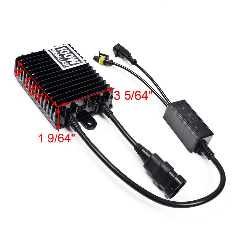 6000K H1 H3 H4 H7 H11 9006 100W 4300K 8000K balastas HID Xenon 12V automobilio žibintas 9005 9006