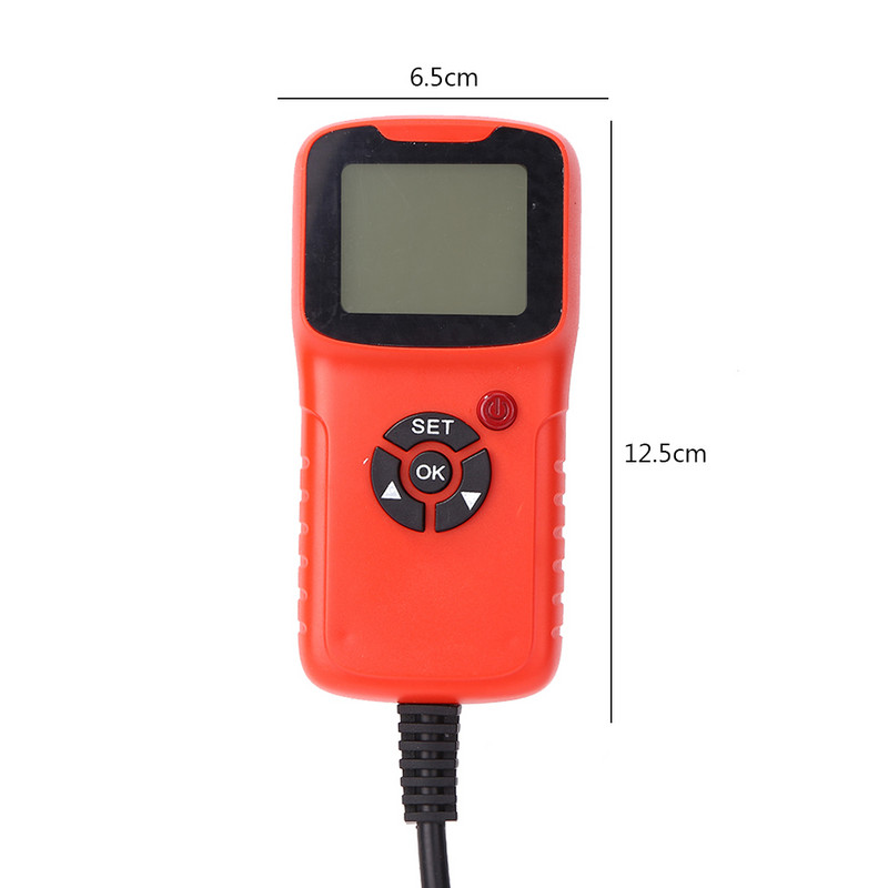 Ενσωματωμένος ελεγκτής μπαταριών LCD Auto Prompt Tone Αναλυτής συστήματος μπαταρίας αυτοκινήτου Αντικραδασμικό εργαλείο διάγνωσης μπαταρίας αυτοκινήτου