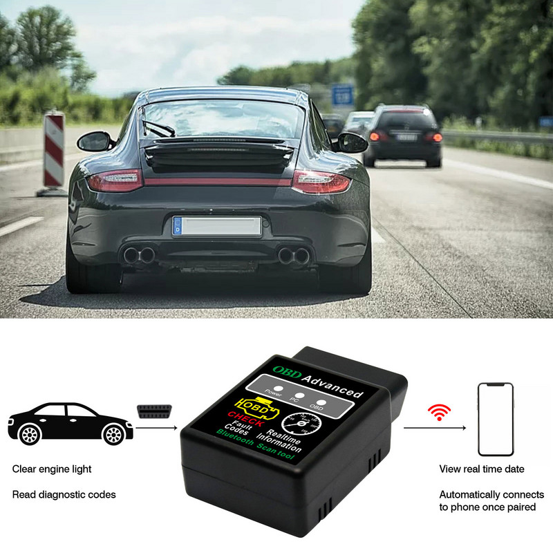 Profesionalni alat za dijagnostičko skeniranje automobila Bluetooth mini automatski skener Automobili za Modena OBD-II kompatibilna vozila 2020 N