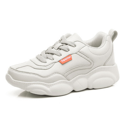 Tenisi de damă, de culoare uni, cu șireturi