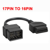 Cablu OBD II auto pentru Toyota 17Pin & 22Pin Mascul la 16Pin OBD 2 Femeie Conector de diagnosticare pentru Toyota 17Pin 22Pin OBDII Adaptor