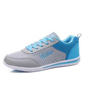 Tenisi dama din material textil cu litere si sireturi