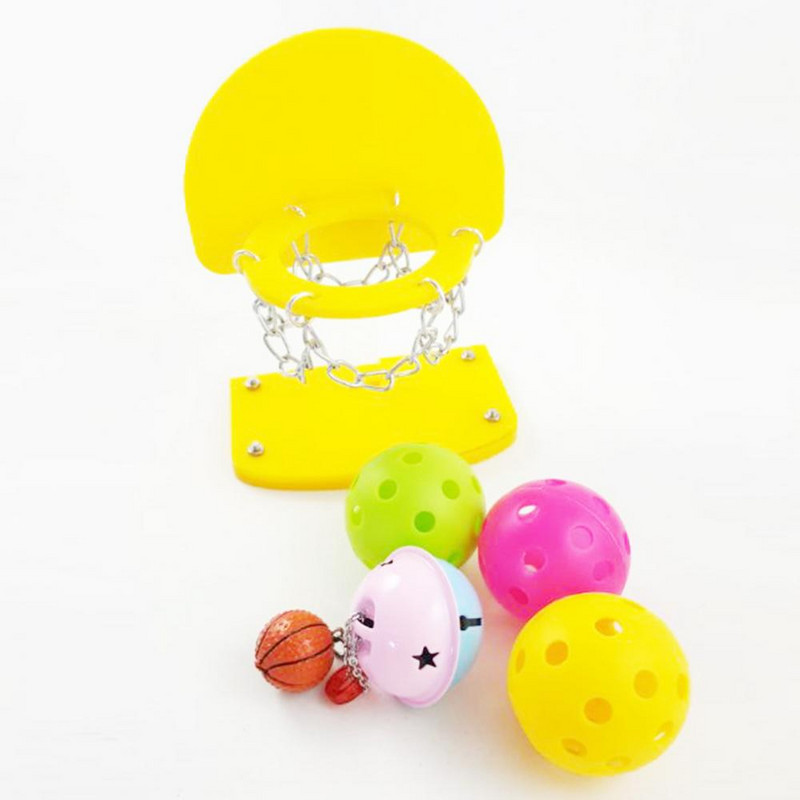 Παιχνίδι Μίνι παπαγάλος Παιχνίδι Βάσεις μπάσκετ Hoop Pet Bird Parrot Toys Parakeet Budgie Cockatiel Toy