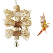 Παιχνίδι Natural Chews για Pet Bird Parrot Macaw African Grey Budgie Parakeet Cockatiels Conure Lovebird Bites Swing Cages Παιχνίδια