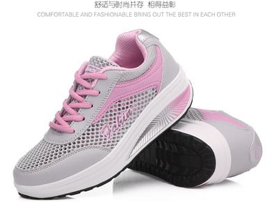 Adidasi sport cu talpa inalta