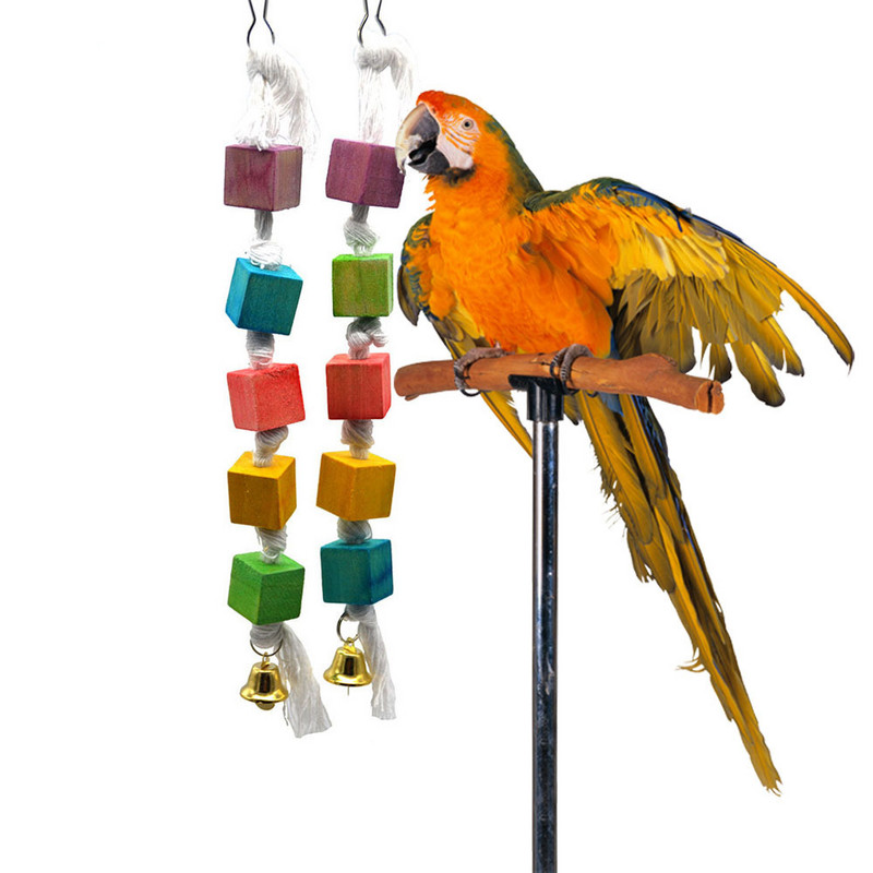 Jucării pentru papagali pentru păsări mari, accesorii pentru păsări, biban calopsid, decorare cușcă pentru papagal, parchietul gri african