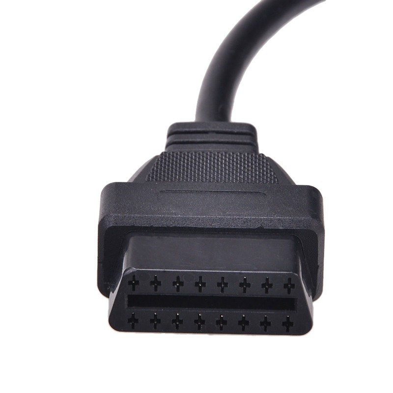 Professzionális OBD2 16 tűs csatlakozódugós csatlakozó OBD-kábel nyitásához OBDII OBD-ii ODB2 16 tűs OBD 2 adapter 30cm/60cm hosszúság