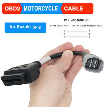 OBD2 кабел за диагностика на мотоциклети за YAMAHA 3Pin 4Pin за Honda 6Pin за Kawasaki за BENELLI за Suzuki за Ducati ICOM-D