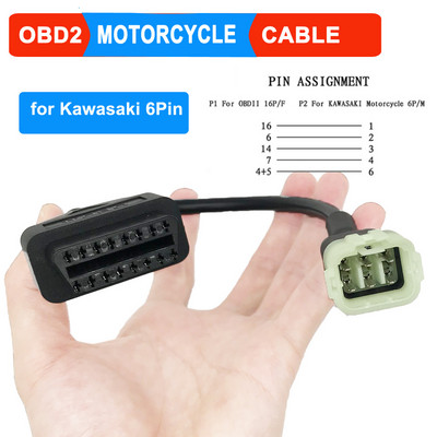OBD2 Motocikla diagnostikas kabelis YAMAHA 3Pin 4Pin priekš Honda 6Pin priekš Kawasaki priekš BENELLI priekš Suzuki priekš Ducati ICOM-D