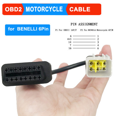 OBD2 Motocikla diagnostikas kabelis YAMAHA 3Pin 4Pin priekš Honda 6Pin priekš Kawasaki priekš BENELLI priekš Suzuki priekš Ducati ICOM-D