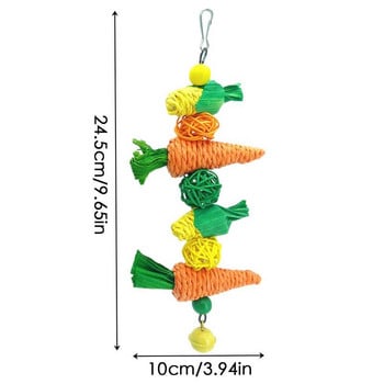 Играчки за птици Играчки за търсене на храна за птици Играчка за папагал Дъвчаща висяща играчка Аксесоари за клетка за птици Въже за птици Костур за Conure Cockatiel вълнисти папагали
