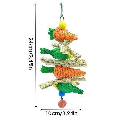 Lindude mänguasjad Lindude toiduotsimise mänguasjad Papagoi mänguasi Närimine rippuv mänguasi Linnupuuri tarvikud Linnunöör ahven Conure Cockatiel Budgies jaoks