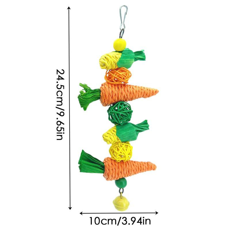 Lindude mänguasjad Lindude toiduotsimise mänguasjad Papagoi mänguasi Närimine rippuv mänguasi Linnupuuri tarvikud Linnunöör ahven Conure Cockatiel Budgies jaoks