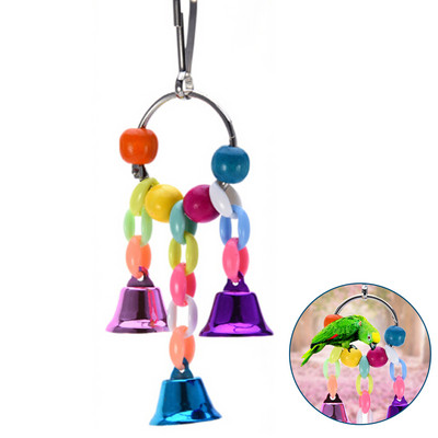 1 tk Linnukella mänguasi Lihtne metallist rippuv papagoi puur Mänguasi, hammustuskindel viirpapagoid Närimismänguasi Papagoi Mänguasi Lindude tarvikud