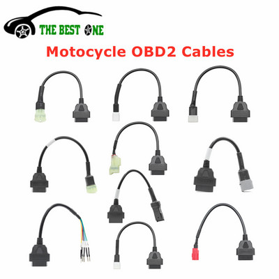 Motobike OBD2 Connector Motorcycle For YAMAHA 3/4Pin For Harley / HONDA 4/6Pin K+CAN Cable Car/Truck/Moto OBD 2 Extension Cable